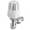Pegler White Angled Thermostatic TRV 15mm x 1/2" -Electrical Testers Sales 1669V P