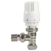 Myson Plus White Angled Thermostatic TRV 15mm x 1/2" -Electrical Testers Sales 289KG P