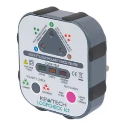 Kewtech Loopcheck 107 13A Advanced Socket Tester 230V AC