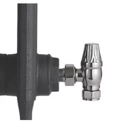 Arroll UK-18 Black Nickel Angled Thermostatic Ornate Head TRV & Lockshield 15mm x 1/2" -Electrical Testers Sales 4750G A3
