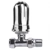 Flomasta Chrome Straight Thermostatic TRV 15mm x 1/2" -Electrical Testers Sales 883KR P