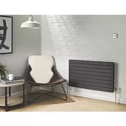 Terrier Terrier Decorative Anthracite Angled Thermostatic TRV & Lockshield 15mm x 1/2" -Electrical Testers Sales 9338G A3