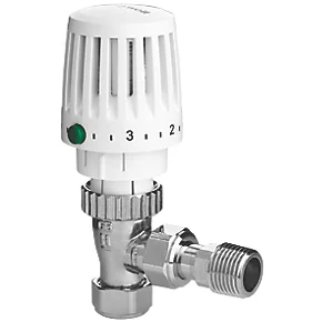 Honeywell Home Valencia White Angled Thermostatic TRV & Lockshield 15mm x 1/2" 5 Honeywell Home Valencia White Angled Thermostatic TRV & Lockshield 15mm x 1/2" - Image 3