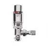 Drayton TRV4 White Angled Thermostatic TRV & Lockshield 15mm x 1/2" -Electrical Testers Sales 945JR P