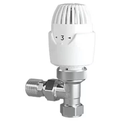 Drayton RT212 White Angled Thermostatic TRV 10/15mm x 1/2"